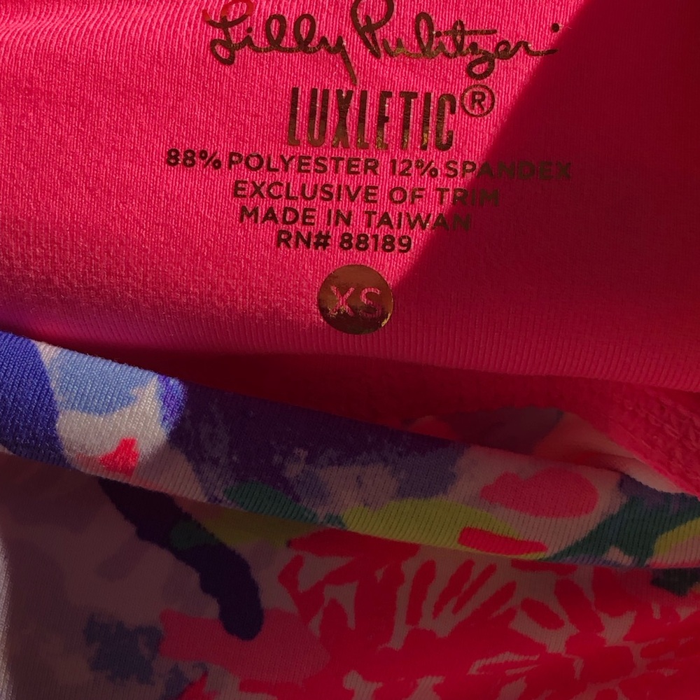 Lilly Pulitzer Vibrant - Bright Pattern Color Leggings —#016 - Picture 6 of 10